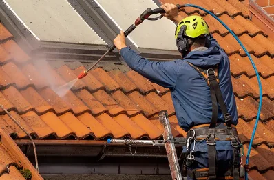 Démoussage et hydrofuge de toiture à Doyet